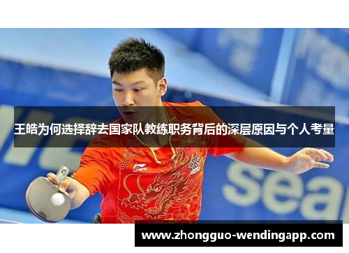 王皓为何选择辞去国家队教练职务背后的深层原因与个人考量