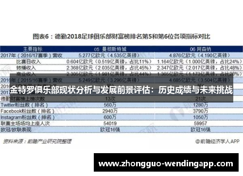 金特罗俱乐部现状分析与发展前景评估：历史成绩与未来挑战