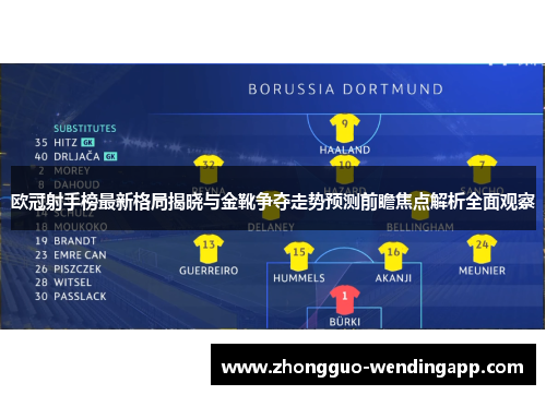 欧冠射手榜最新格局揭晓与金靴争夺走势预测前瞻焦点解析全面观察 欧冠射手榜最新格局揭晓与金靴争夺走势预测前瞻焦点解析全面观察